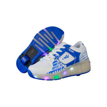 Details about   Kids LED Roller Shoes For Boys Girl Luminous Light Up Skate Sneakers With Wheels